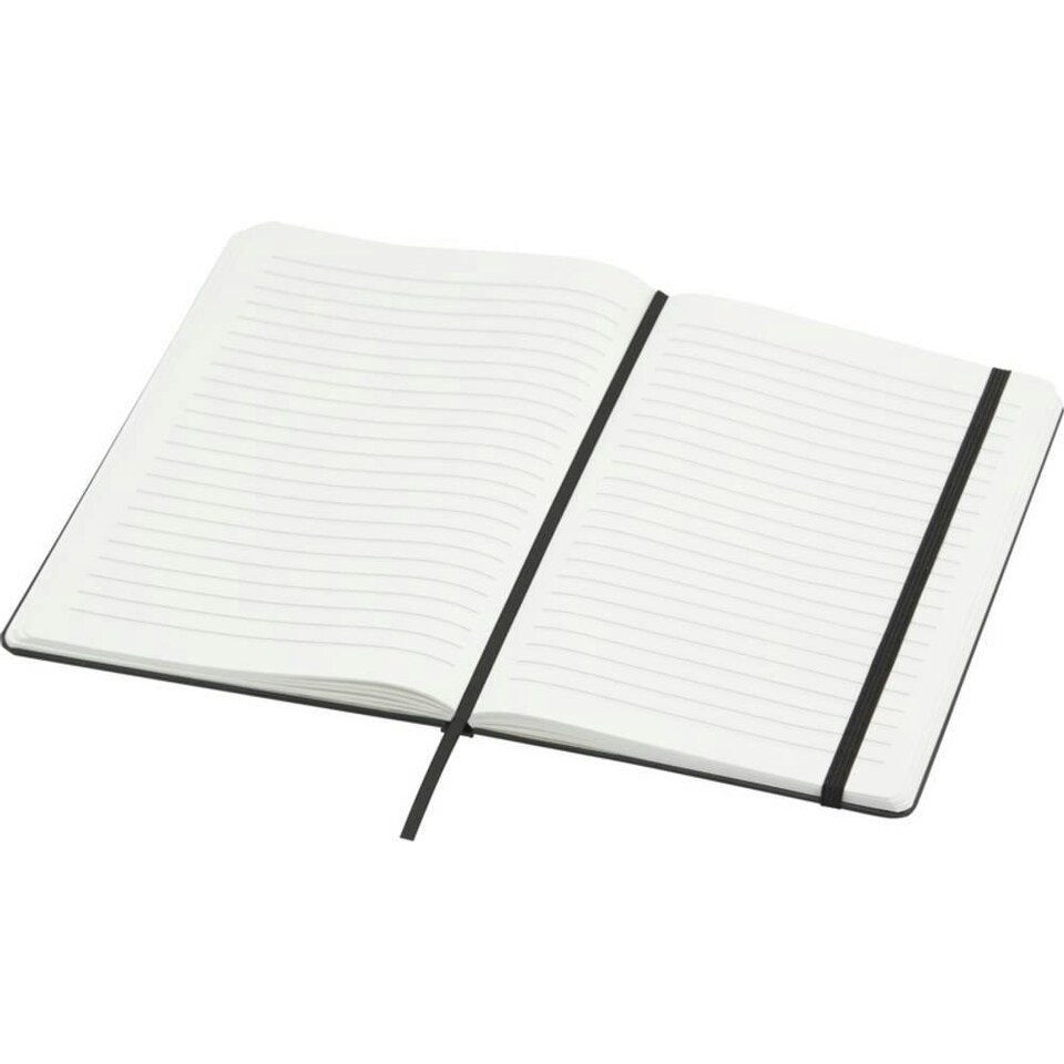 image 1 of Holm Hard Cover Stone Paper A5 Notebook - Solid Black - One Size