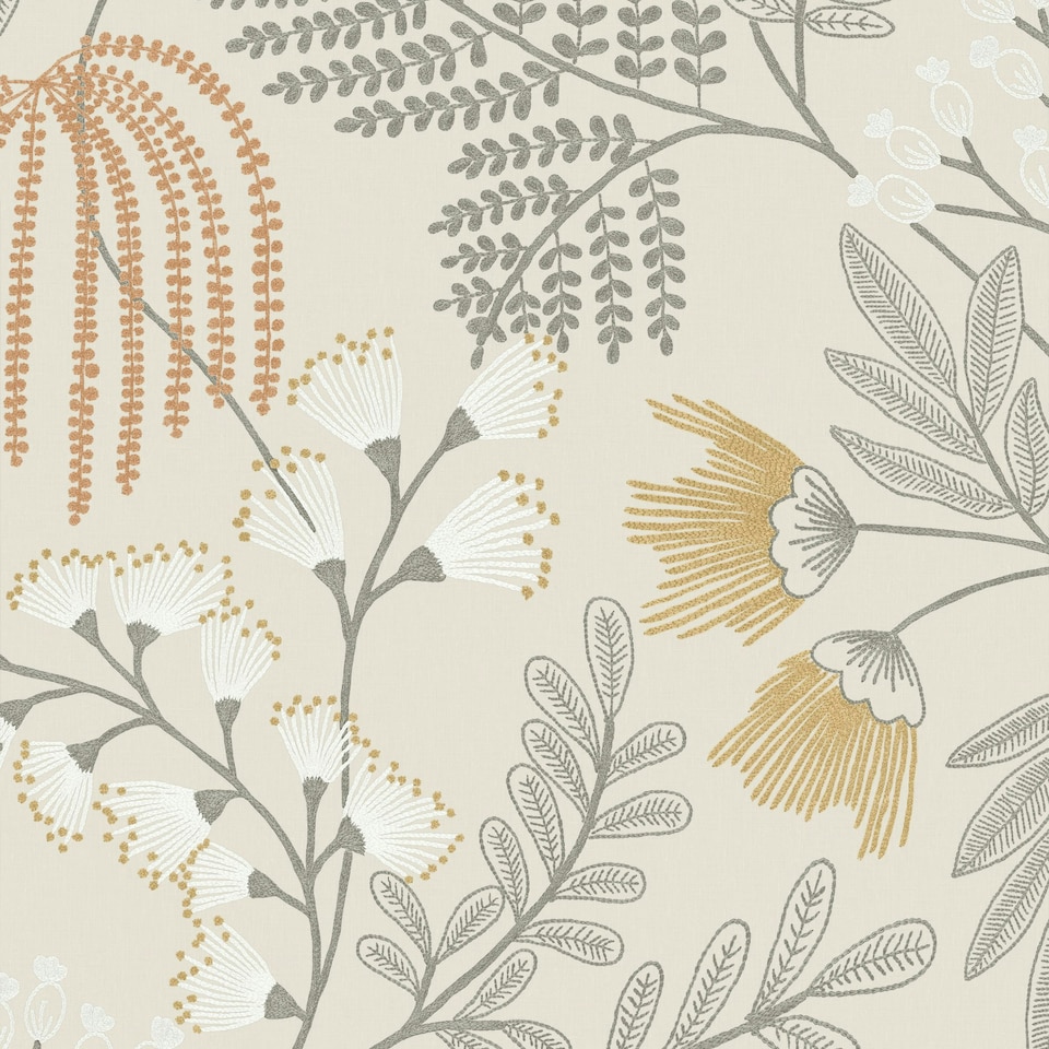 image 1 of Superfresco Easy Richmond Sandstone Trees Wallpaper Cream | Cream
