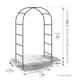 image 2 of 2X 2.4m Metal Garden Arch Heavy Duty Trellis Tubular Rose Climbing Plants Archway | Green | 2