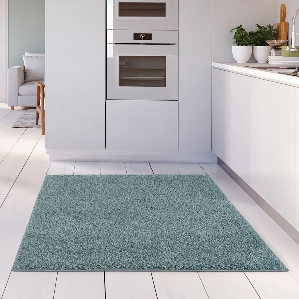 image 1 of The Rugs Myshaggy Collection Plain Soft High Pile Shaggy Floor Rugs and Runners Living Room Bedroom