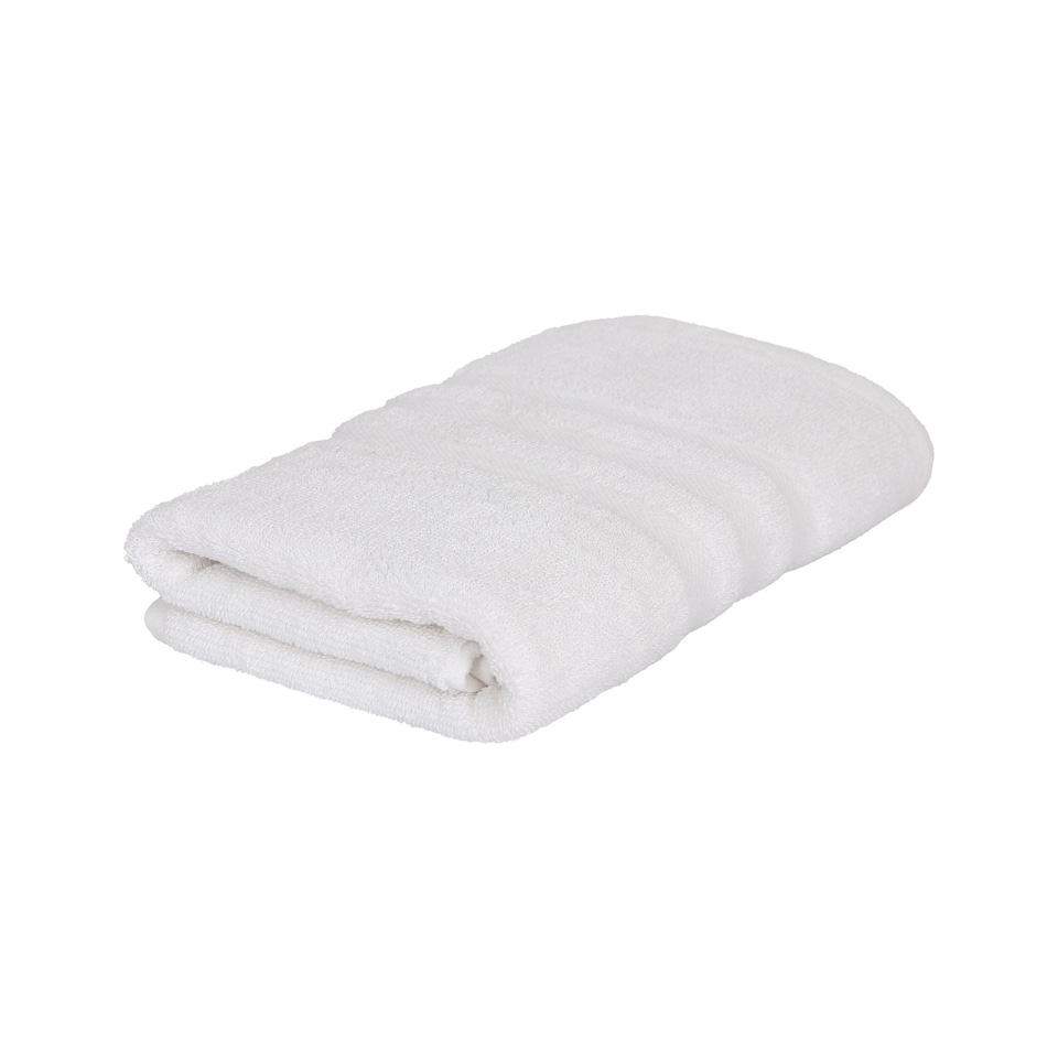 image 1 of Nicola Spring Cotton Hand Towel - 90cm x 50cm - White