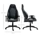 image 7 of Vinsetto High Back Executive Office Chair Gaming Recliner w/ Footrest, Black