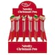 image 2 of Pack of 18 Clairefontaine Glitter Christmas Novelty Pens