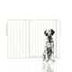 image 1 of Bettacare Premium Extra Tall Multi Panel Flexible Dog Barrier, up to 128cm Wide, White, 105cm Tall, Dog Barrier for Pets Dogs and Puppy White
