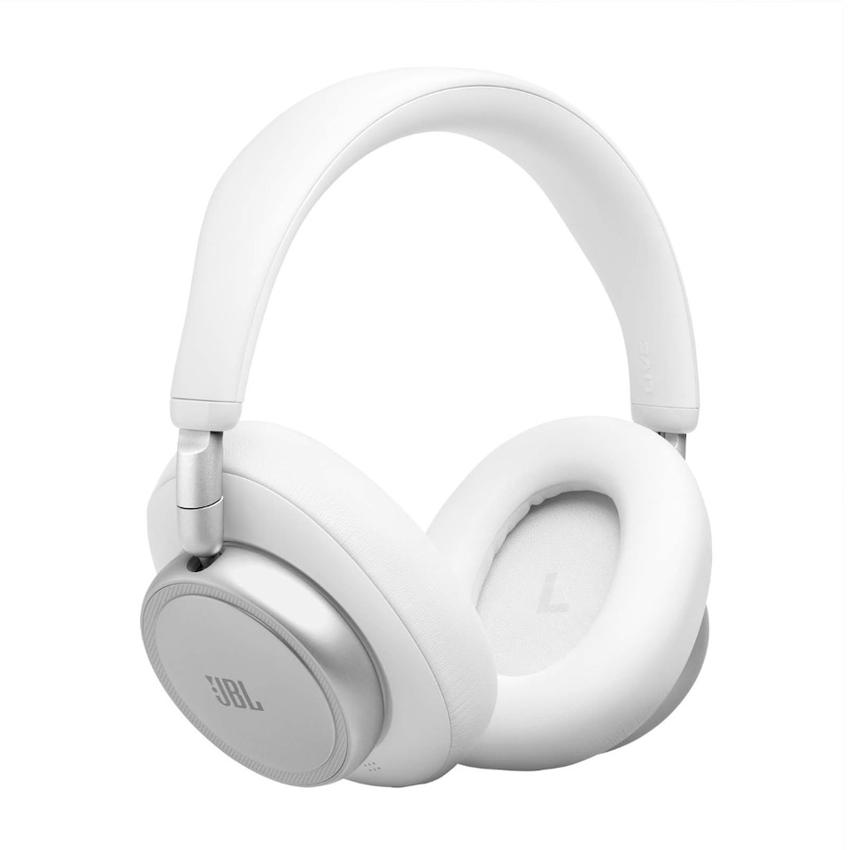 JBL Live 780NC Wireless Over-Ear ANC Headphones - White - Tesco