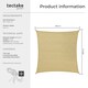 image 6 of Shade Sail - rectangular with UV protection 50, water-repellent | Cream | beige | 5 x 5 m | 1