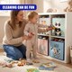 image 5 of The Magic Toy Shop Set Of 4 Animal Storage Boxes Foldable Blue Cubes
