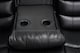 image 4 of Roma Recliner Leather 3 Plus 2 Seater Sofa Set, Armchair Inspired Home Theatre and Living Room Seating Black | Black | 2