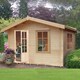 image 1 of Bucknells 28 mm Log Cabin 12 x 10 Feet Brown