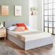 image 3 of Double Ottoman Bed Frame Grey Storage Bed With Hybrid Mattress