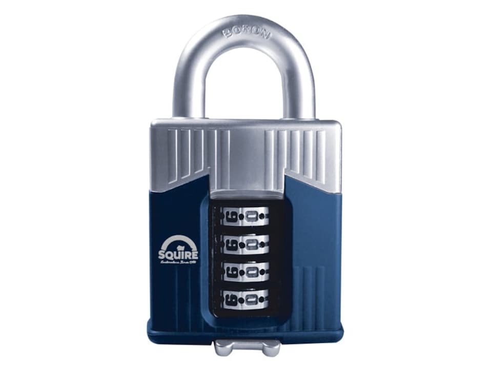 Squire Warrior High-Security Open Shackle Combination Padlock 55mm Boxed | Multi