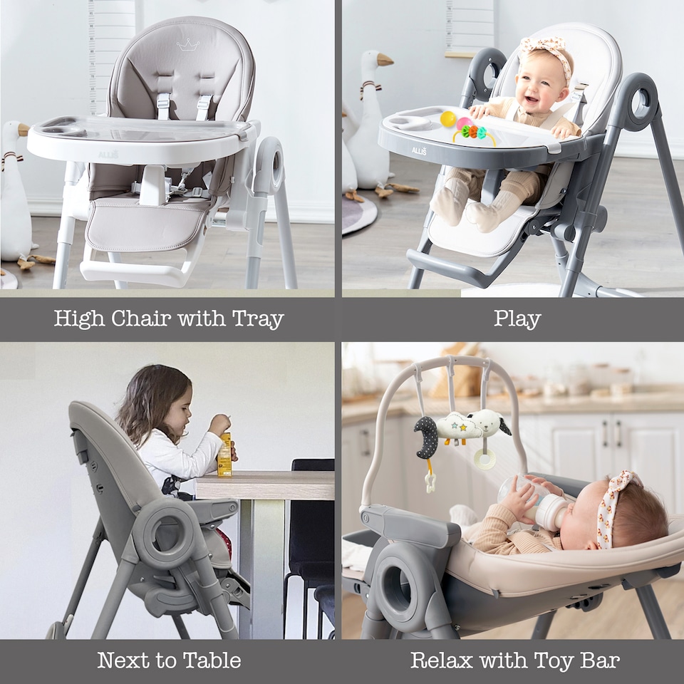 image 1 of Allis Baby Lola Highchair - Black