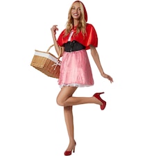 Womens Fancy Dress Costume - Little Red Riding Hood | Red | red | 2XL | 1