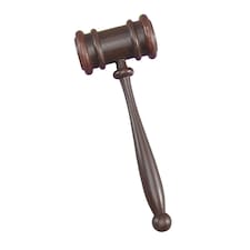 Bristol Novelty Gavel Hammer - Brown - One Size One Size