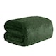 image 1 of OHS Luxury Mink Waffle Blanket, 150x200cm - Forest Green