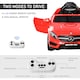 image 4 of HOMCOM 6V Licensed Mercedes Benz Kids Ride On Car W/ Remote Light Music Red