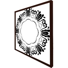 Decorative floral element (Picture Frame) Brown | XL