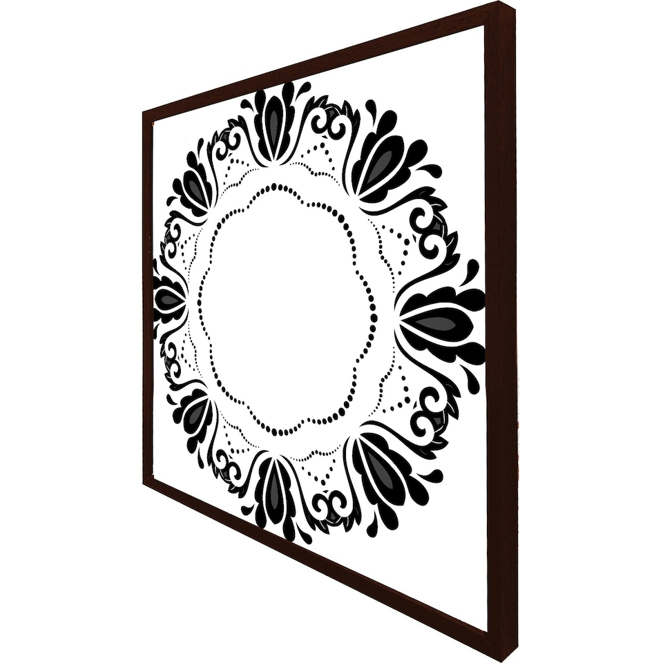 image 1 of Decorative floral element (Picture Frame) Brown | XL