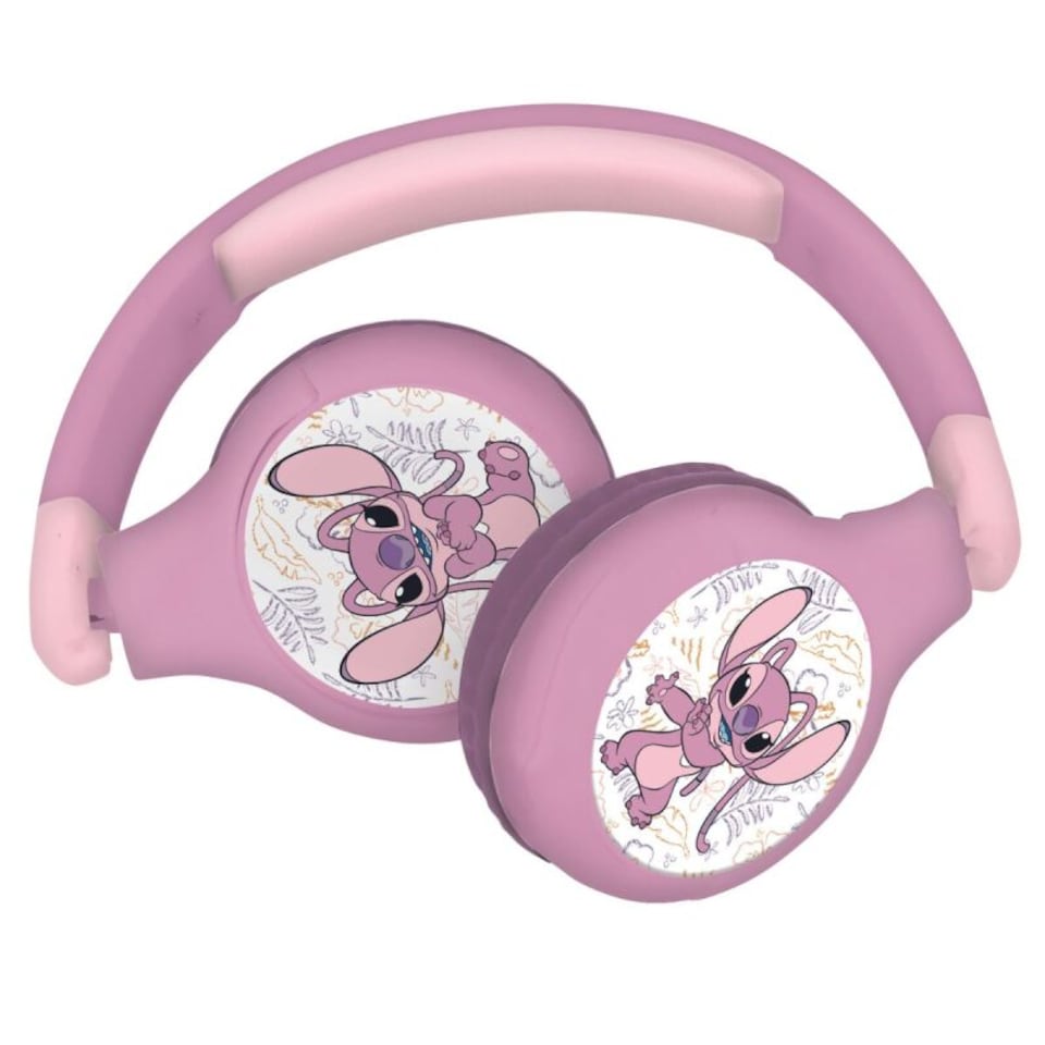 image 1 of Lexibook HPBT010D1 Disney Stitch Bluetooth & Wired Foldable Headphones - Purple