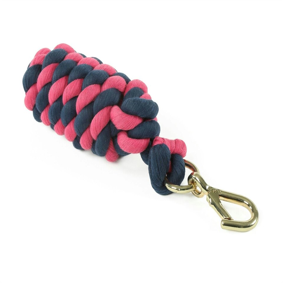 image 1 of Shires Two Toned Headcollar Lead Rope Black | Colour: Black/Teal
Size: One Size