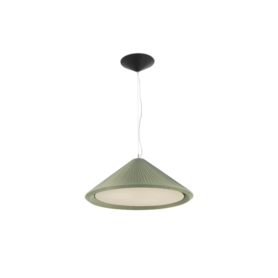 image 1 of Hue 3 Light Small Dome Ceiling Pendant Olive green, E27