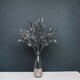 image 2 of Artificial Pewter Glitter Holly Bush - H52cm