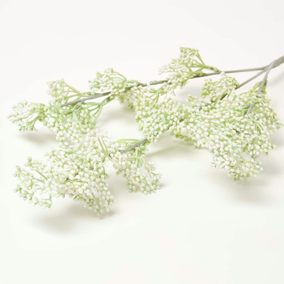 image 1 of Homescapes Artificial Stem of White Flower, 60 cm