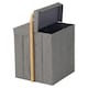 image 5 of Showerdrape Cotswold Grey Single Laundry Hamper with Lid 500 x 360mm | Grey | 1