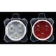 image 2 of Draper 36974 Bicycle Light Set, Rechargeable Super Bright USB Bicycle Lights, Mountain Bike Waterproof Front Light & Rear Light, Helmet Light
