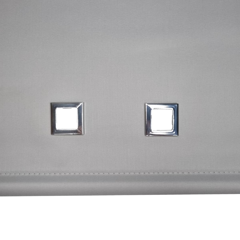 image 1 of Cut to Size Blackout Roller Blind with Square Eyelets | Custom Fit Window Blind by Furnished