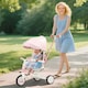 image 2 of AIYAPLAY 5 in 1 Foldable Kids Trike, Toddler Tricycle for 1-3 Years, Pink