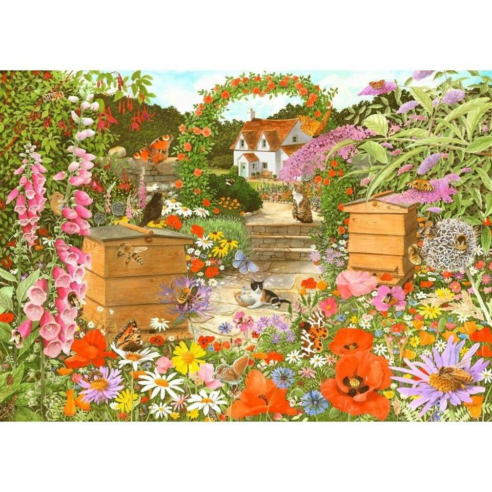 image 1 of Bee Happy 1000 Piece Puzzle