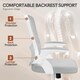 image 4 of Rattantree Ergonomic Office Desk Chair Mid-Back Mesh Computer Chair