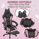 image 7 of Rattantree Ergonomic Gaming Chair with Massage Support & Footrest
