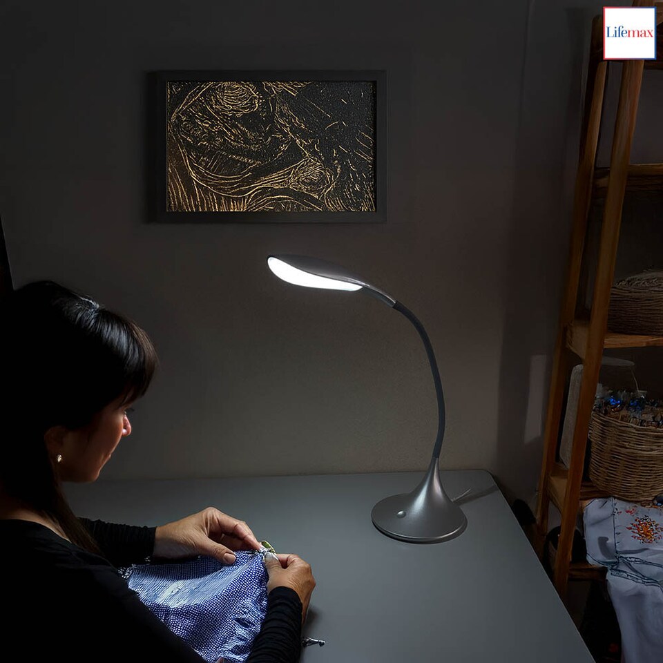 image 1 of Lifemax High Vision LED Desk Light (White) | White | Desk | 1