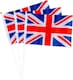 image 5 of Union Jack Hand Flags pack of 20 King Charles Coronation Waving Flag Royal Street Party Celebrations Sporting Events Pub BBQ Car | Multi