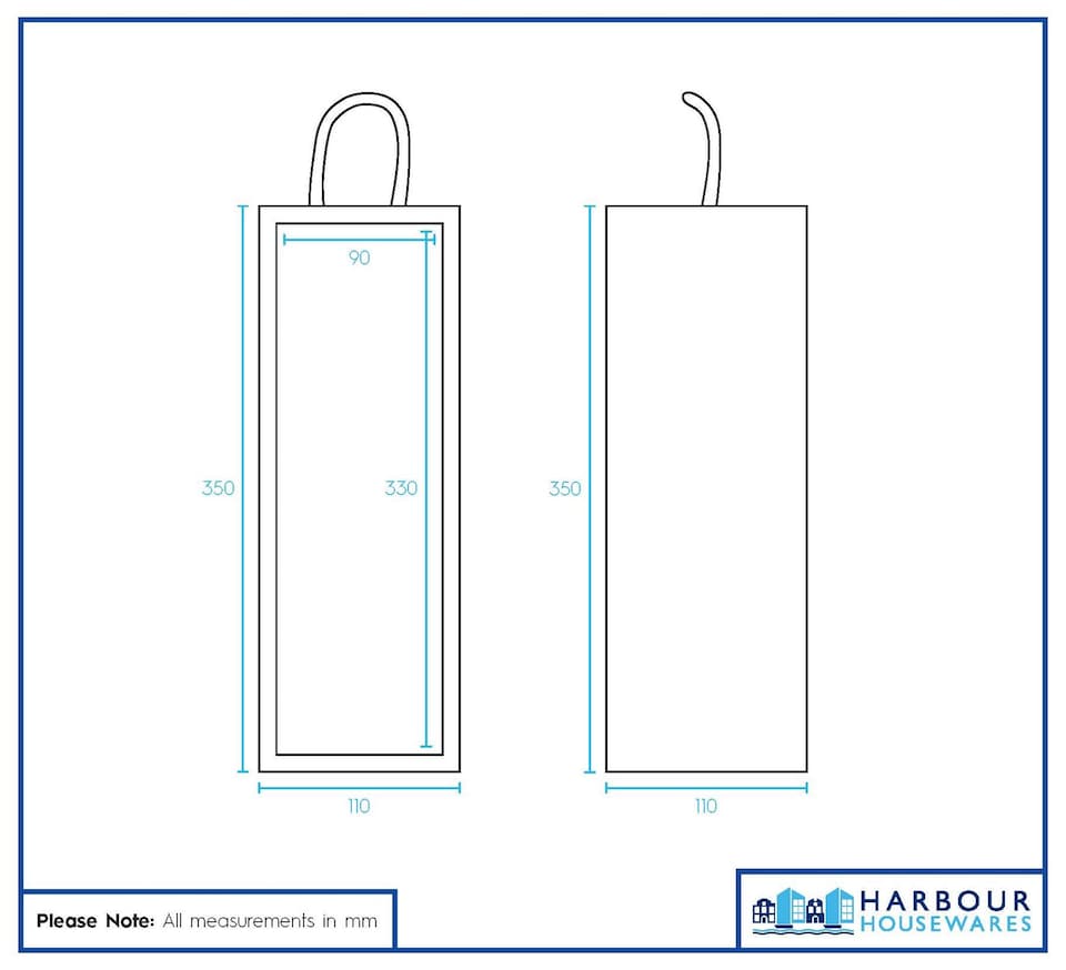 image 1 of Harbour Housewares Wooden Champagne Wine Box - Single Bottle - Natural
