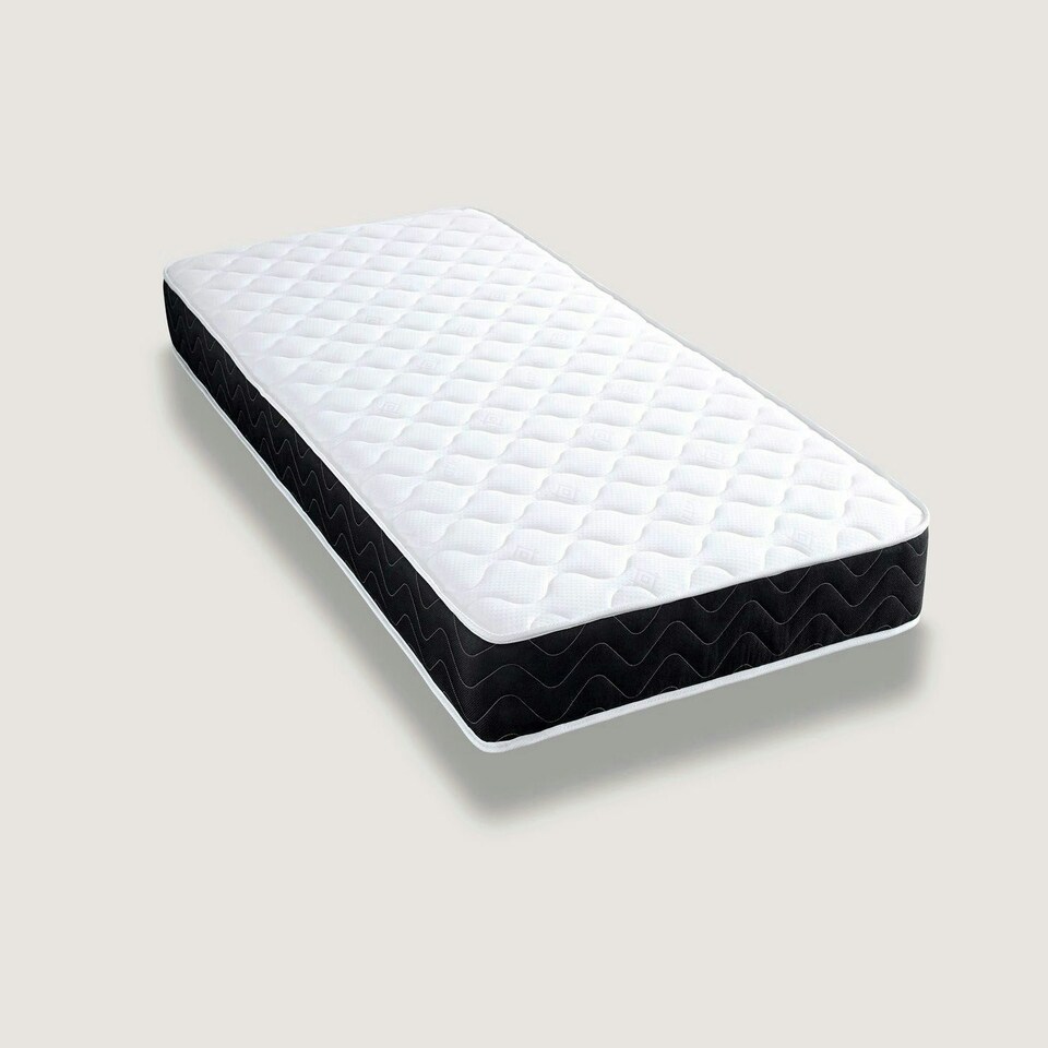 image 1 of Midnight Cooltouch Hybrid Mattress - 18cm Deep, Soft Feel Black | Double