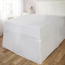 Easy Fit Polycotton Valance Ultra Soft Touch | White | Single | 1
