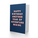image 2 of Another Year Of Adventure Begins Modern Bold For Him Birthday Card