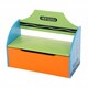 image 1 of Childrens Wooden Crayon Toy Storage Unit Box Bench