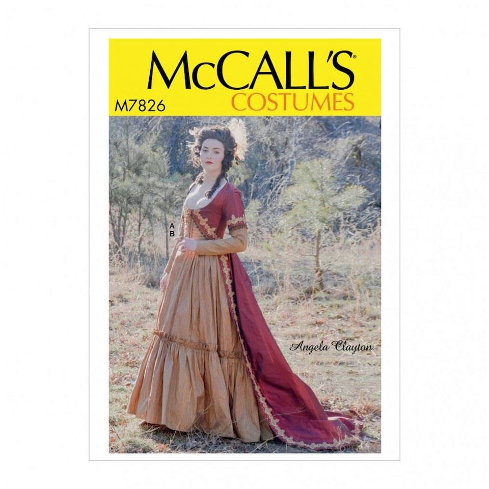image 1 of McCall's 7826 Paper Sewing Pattern – Women’s Costumes, Dresses & Vintage Style, Size A5 (6–8–10–12–14), Advanced