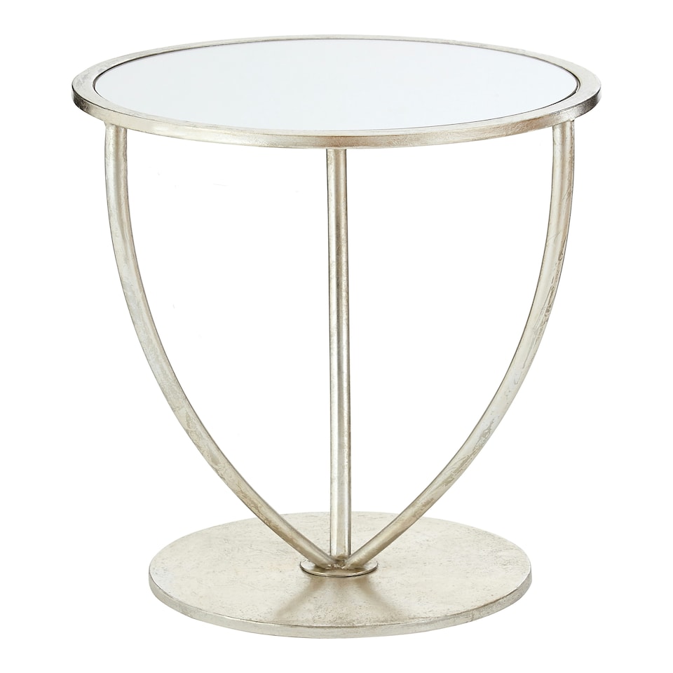image 1 of Interiors By Premier Industrial Design Silver Finish Side Table, Versatile Small Table For Livingroom, Everyday Use Lounge Table Silver