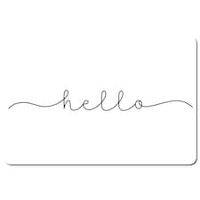 Text Hello (Placemat)