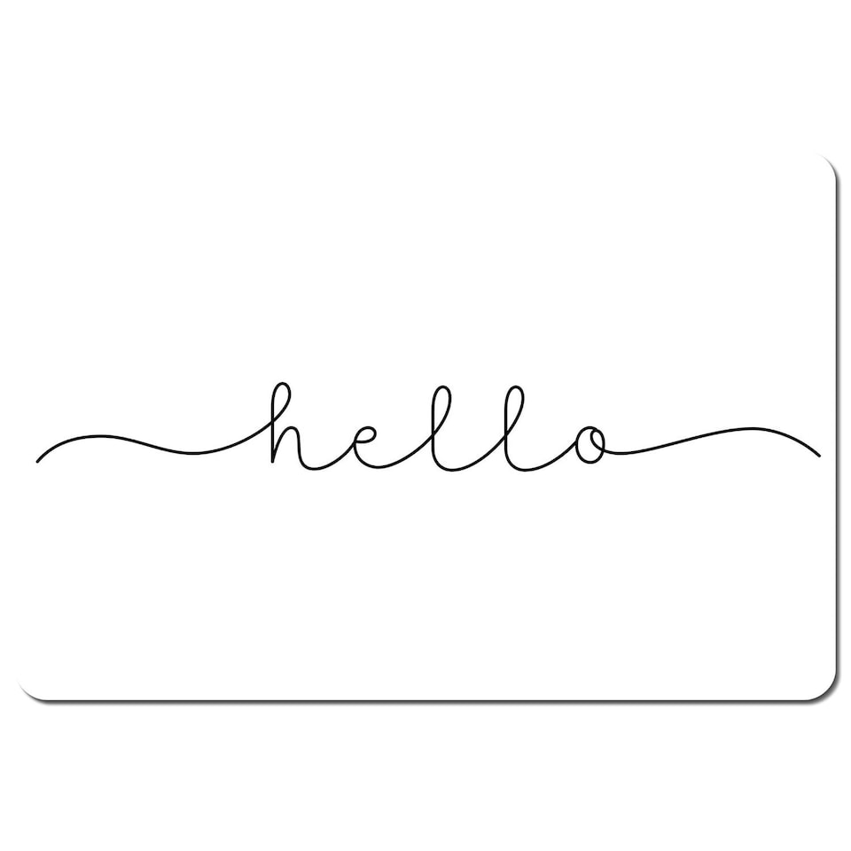 Text Hello (Placemat)