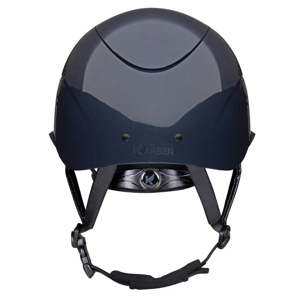 image 1 of Karben Unisex Adult Alina Ellipse Riding Hat - Black/Gunmetal Grey - 52cm - 54cm | Black | 52-54cm