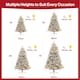 image 3 of 7ft Pre-Lit Snow Flocked Artificial Christmas Tree with LED Lights