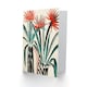 image 2 of Abstract Red Dahlia Flowers Vases Woman Her Birthday Card