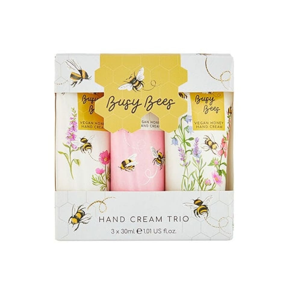 image 1 of Heathcote & Ivory Busy Bees Hand Cream Trio