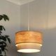 image 2 of Wood Effect Two Tier Easy Fit Shade Brown